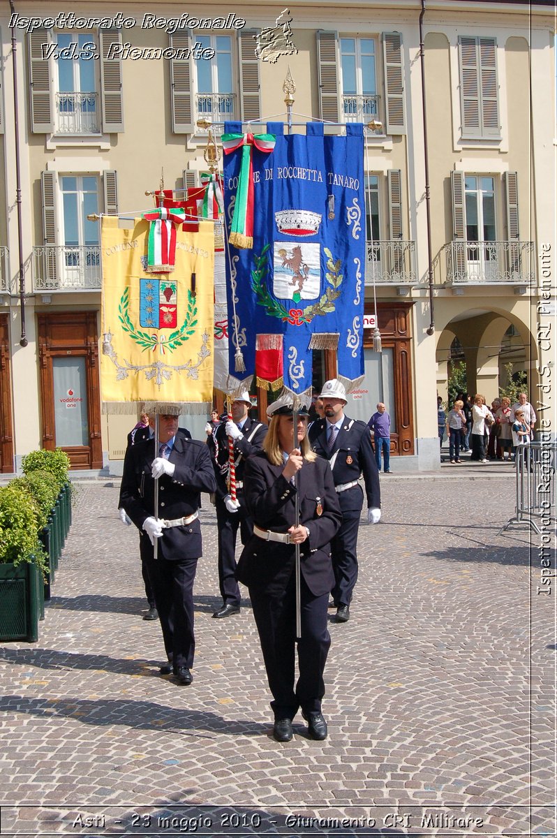 Asti - 23 maggio 2010 - Giuramento Solenne Corpo Militare della CRI  -  Croce Rossa Italiana - Ispettorato Regionale Volontari del Soccorso Piemonte