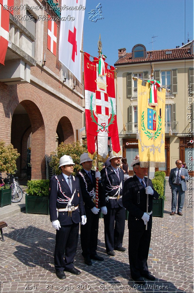 Asti - 23 maggio 2010 - Giuramento Solenne Corpo Militare della CRI  -  Croce Rossa Italiana - Ispettorato Regionale Volontari del Soccorso Piemonte