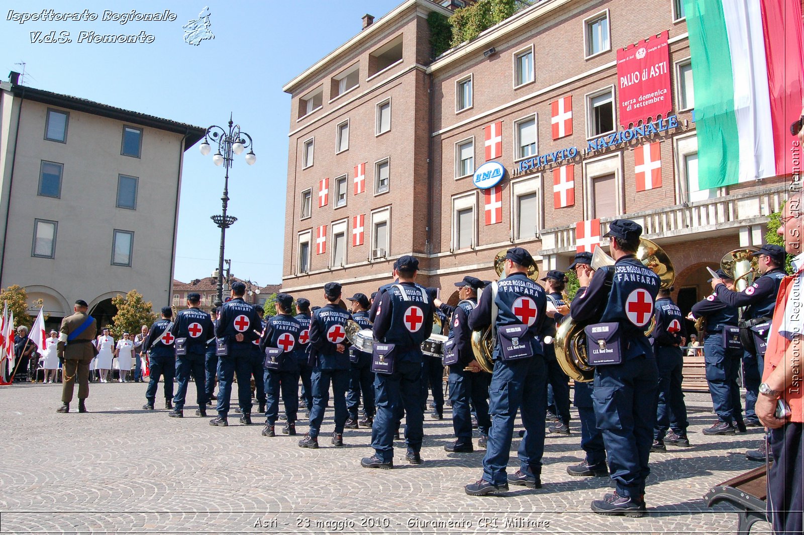 Asti - 23 maggio 2010 - Giuramento Solenne Corpo Militare della CRI  -  Croce Rossa Italiana - Ispettorato Regionale Volontari del Soccorso Piemonte