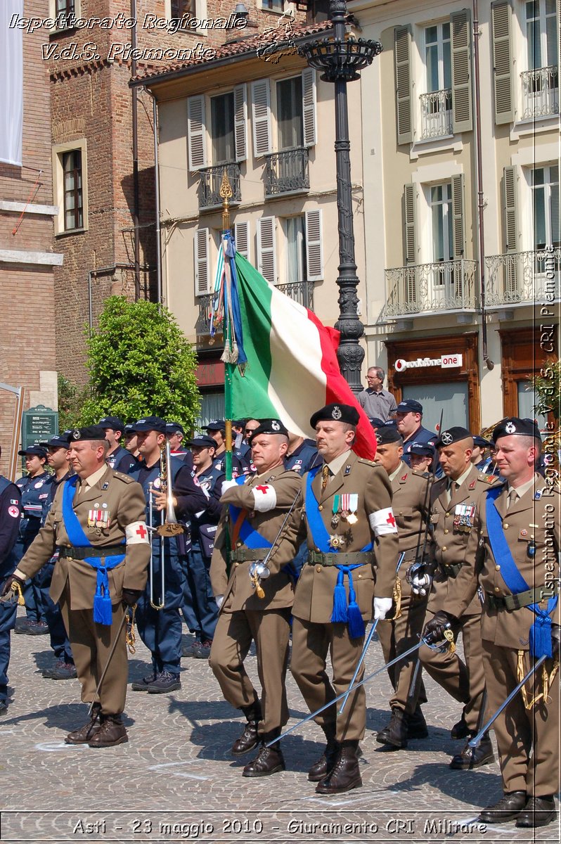 Asti - 23 maggio 2010 - Giuramento Solenne Corpo Militare della CRI  -  Croce Rossa Italiana - Ispettorato Regionale Volontari del Soccorso Piemonte