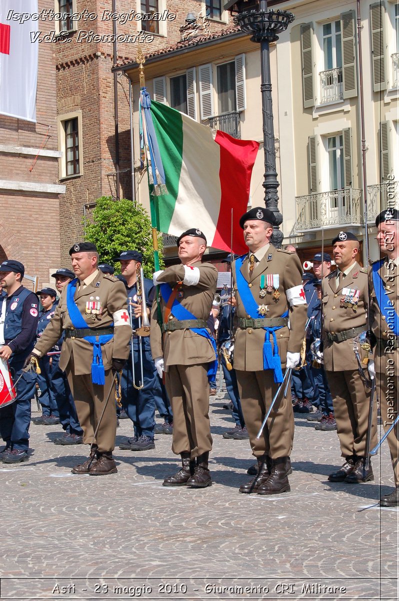 Asti - 23 maggio 2010 - Giuramento Solenne Corpo Militare della CRI  -  Croce Rossa Italiana - Ispettorato Regionale Volontari del Soccorso Piemonte