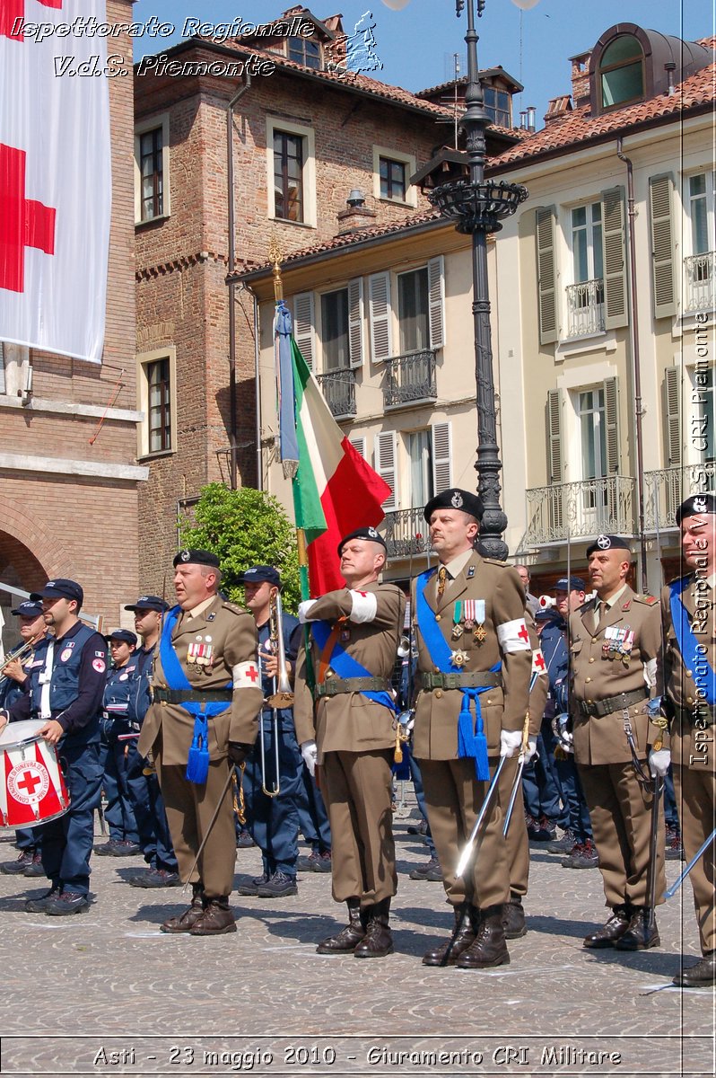 Asti - 23 maggio 2010 - Giuramento Solenne Corpo Militare della CRI  -  Croce Rossa Italiana - Ispettorato Regionale Volontari del Soccorso Piemonte