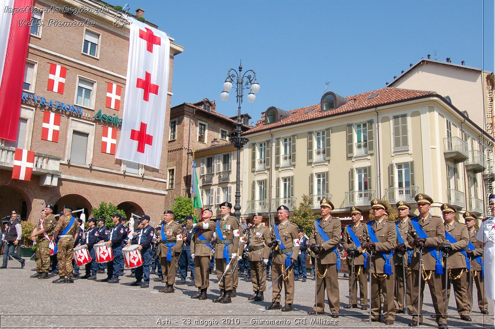 Asti - 23 maggio 2010 - Giuramento Solenne Corpo Militare della CRI  -  Croce Rossa Italiana - Ispettorato Regionale Volontari del Soccorso Piemonte