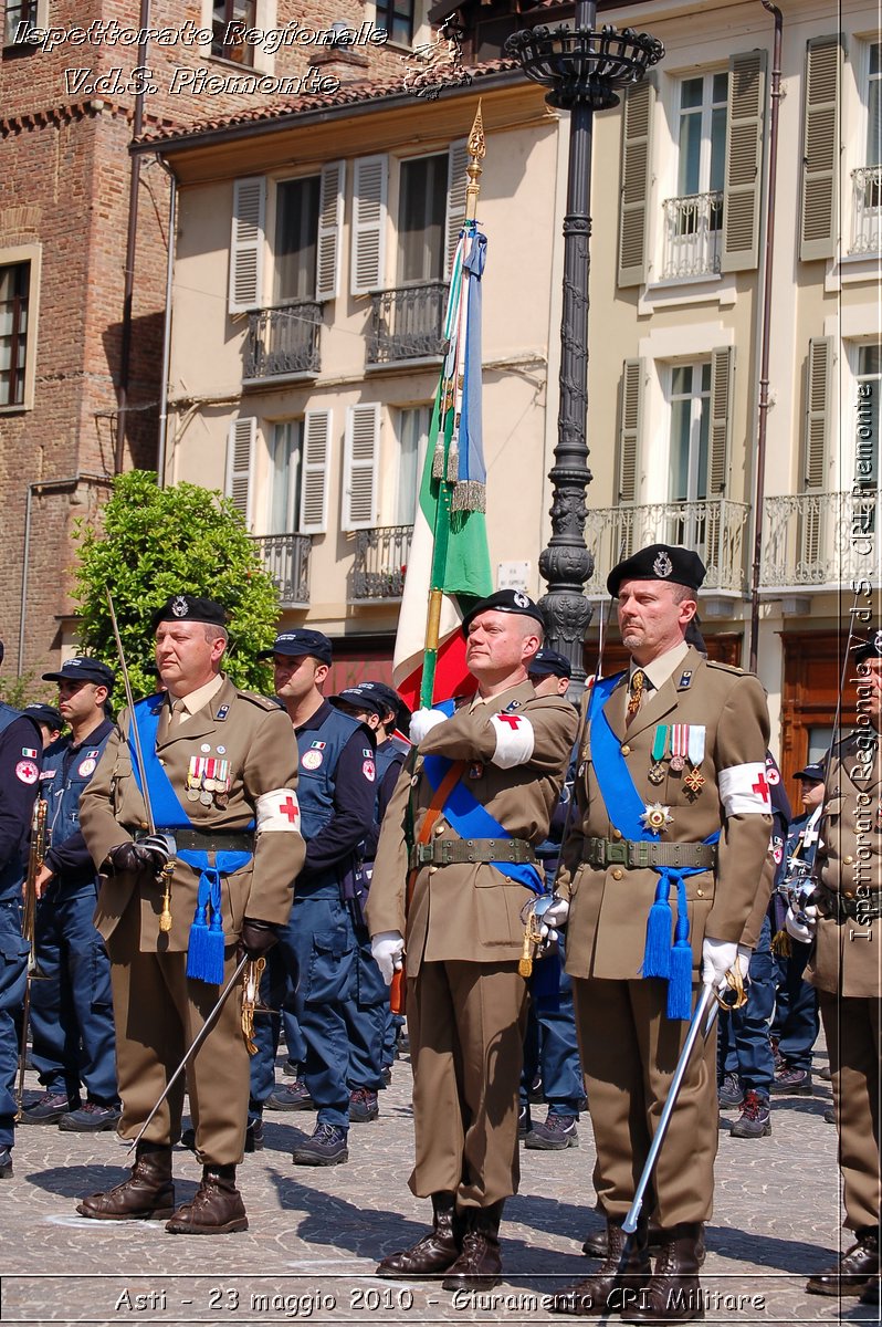 Asti - 23 maggio 2010 - Giuramento Solenne Corpo Militare della CRI  -  Croce Rossa Italiana - Ispettorato Regionale Volontari del Soccorso Piemonte