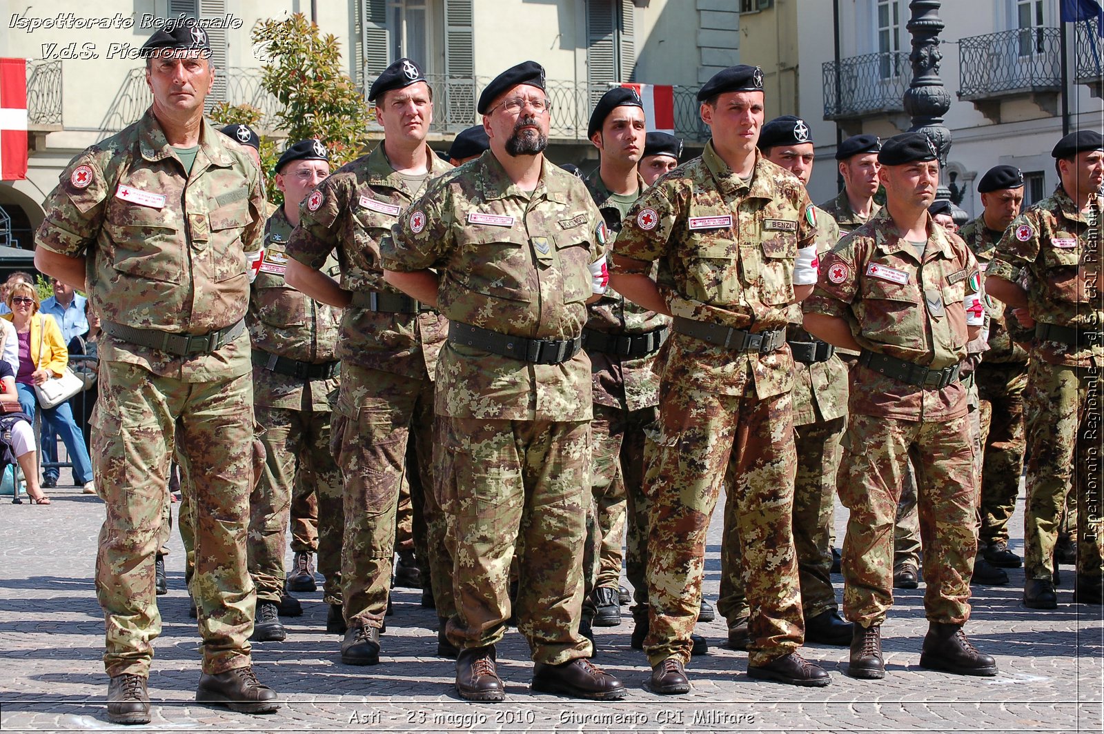 Asti - 23 maggio 2010 - Giuramento Solenne Corpo Militare della CRI  -  Croce Rossa Italiana - Ispettorato Regionale Volontari del Soccorso Piemonte