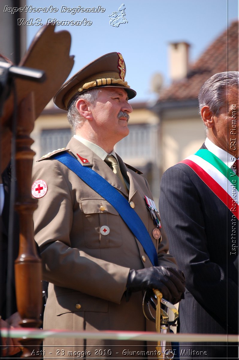 Asti - 23 maggio 2010 - Giuramento Solenne Corpo Militare della CRI  -  Croce Rossa Italiana - Ispettorato Regionale Volontari del Soccorso Piemonte