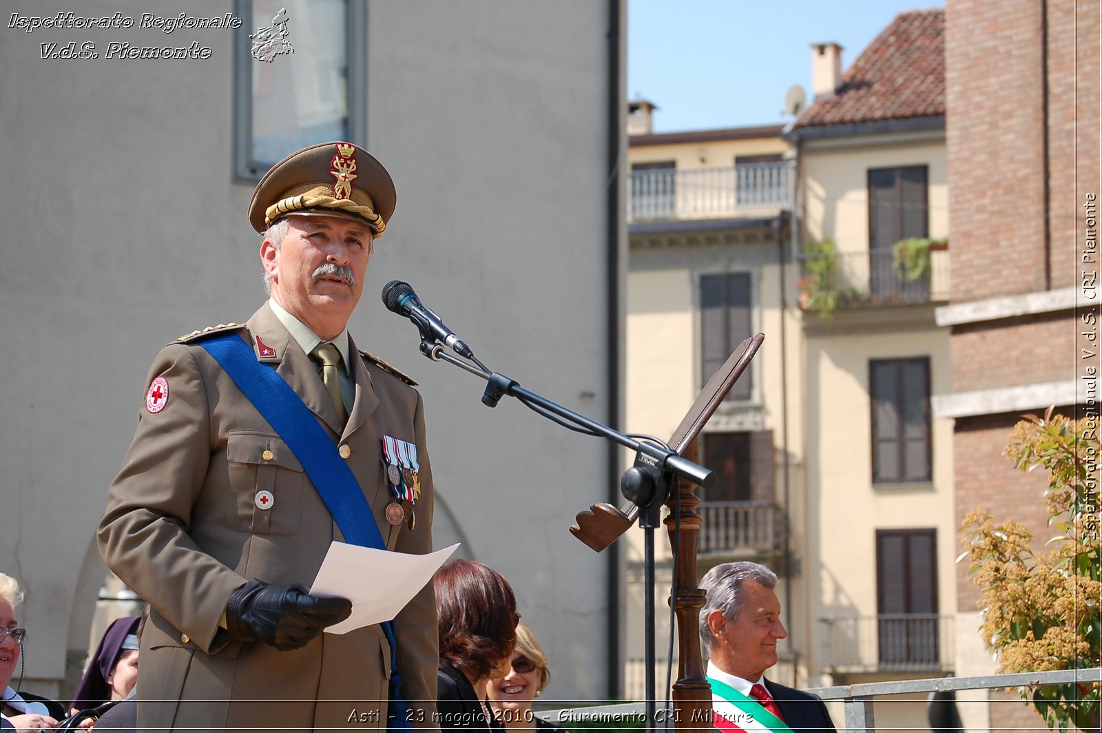 Asti - 23 maggio 2010 - Giuramento Solenne Corpo Militare della CRI  -  Croce Rossa Italiana - Ispettorato Regionale Volontari del Soccorso Piemonte