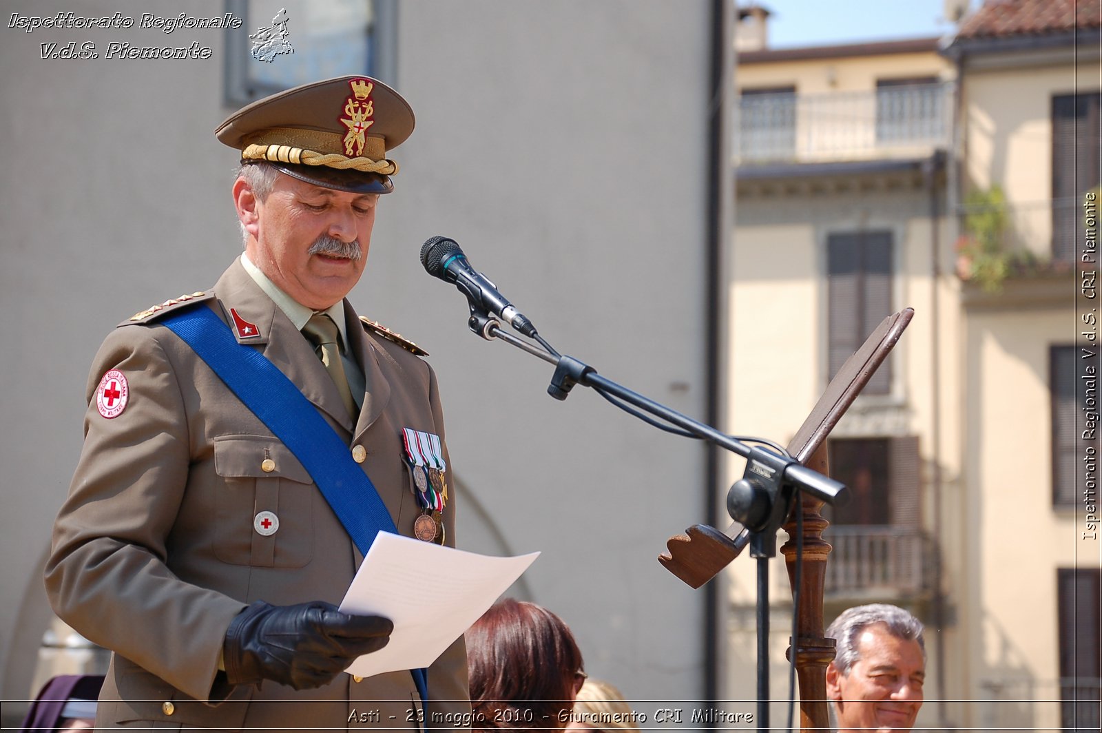 Asti - 23 maggio 2010 - Giuramento Solenne Corpo Militare della CRI  -  Croce Rossa Italiana - Ispettorato Regionale Volontari del Soccorso Piemonte