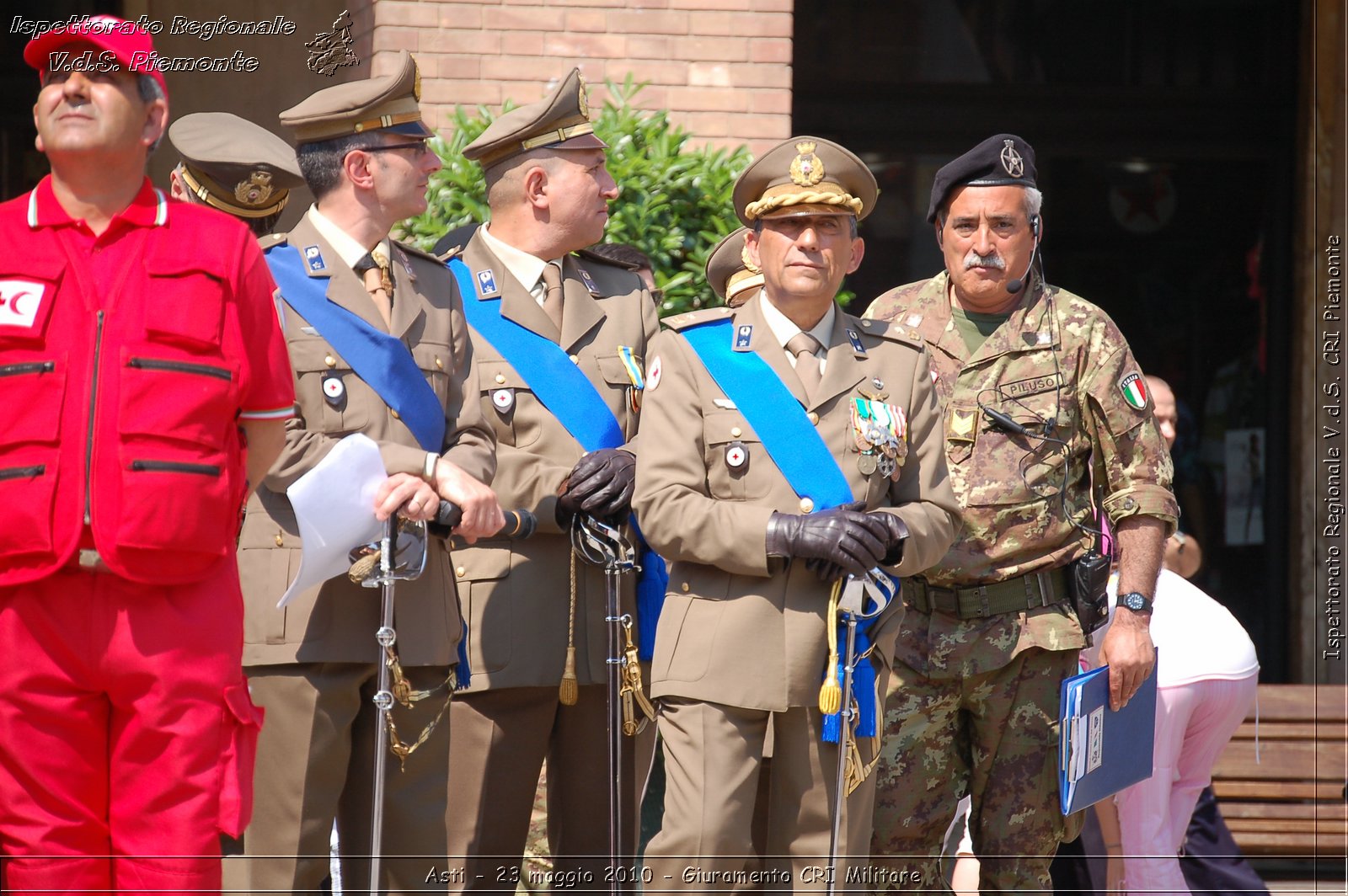 Asti - 23 maggio 2010 - Giuramento Solenne Corpo Militare della CRI  -  Croce Rossa Italiana - Ispettorato Regionale Volontari del Soccorso Piemonte