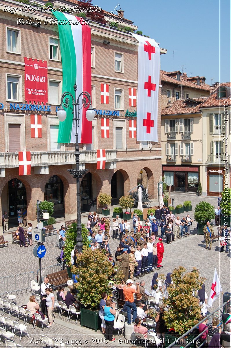 Asti - 23 maggio 2010 - Giuramento Solenne Corpo Militare della CRI  -  Croce Rossa Italiana - Ispettorato Regionale Volontari del Soccorso Piemonte