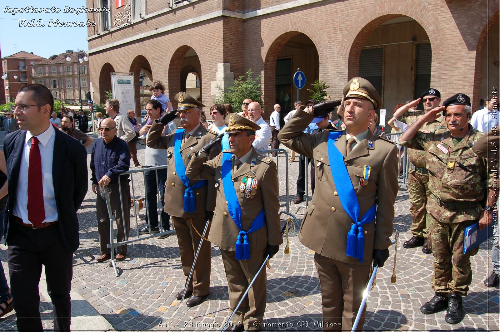 Asti - 23 maggio 2010 - Giuramento Solenne Corpo Militare della CRI  -  Croce Rossa Italiana - Ispettorato Regionale Volontari del Soccorso Piemonte