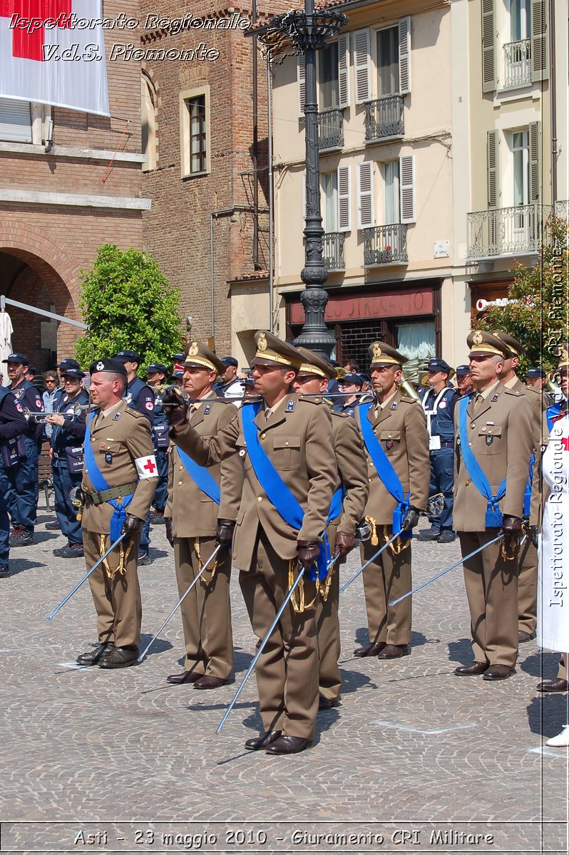 Asti - 23 maggio 2010 - Giuramento Solenne Corpo Militare della CRI  -  Croce Rossa Italiana - Ispettorato Regionale Volontari del Soccorso Piemonte