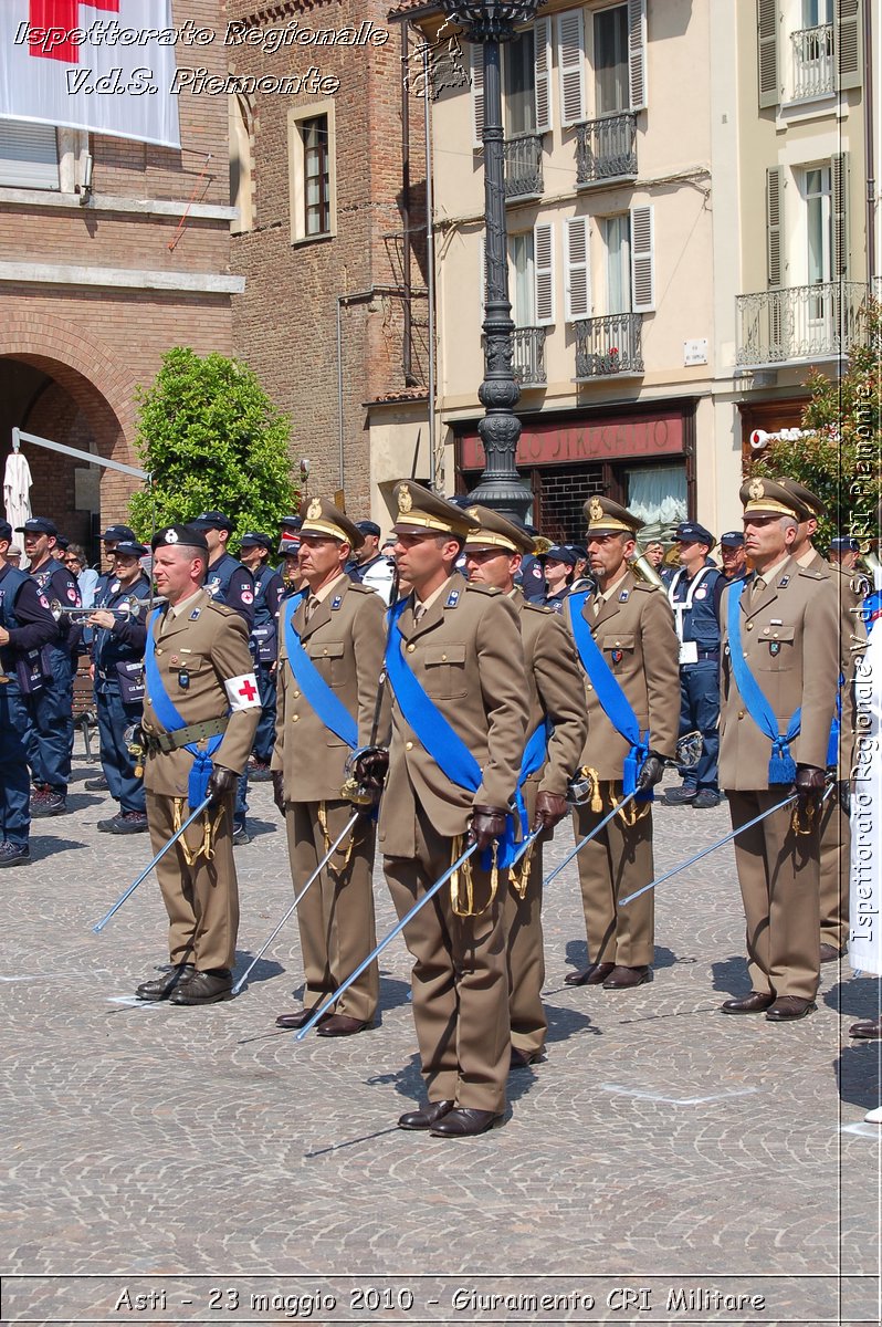 Asti - 23 maggio 2010 - Giuramento Solenne Corpo Militare della CRI  -  Croce Rossa Italiana - Ispettorato Regionale Volontari del Soccorso Piemonte