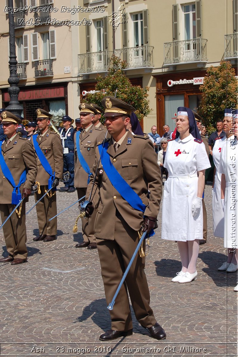 Asti - 23 maggio 2010 - Giuramento Solenne Corpo Militare della CRI  -  Croce Rossa Italiana - Ispettorato Regionale Volontari del Soccorso Piemonte