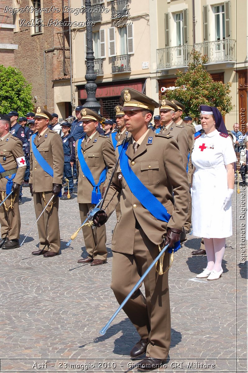 Asti - 23 maggio 2010 - Giuramento Solenne Corpo Militare della CRI  -  Croce Rossa Italiana - Ispettorato Regionale Volontari del Soccorso Piemonte