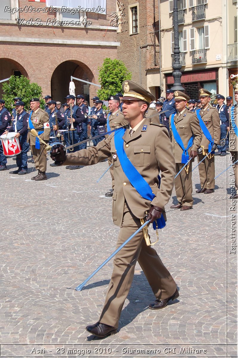 Asti - 23 maggio 2010 - Giuramento Solenne Corpo Militare della CRI  -  Croce Rossa Italiana - Ispettorato Regionale Volontari del Soccorso Piemonte