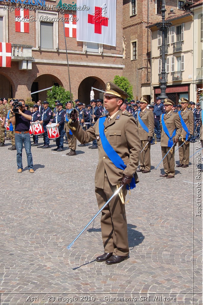 Asti - 23 maggio 2010 - Giuramento Solenne Corpo Militare della CRI  -  Croce Rossa Italiana - Ispettorato Regionale Volontari del Soccorso Piemonte