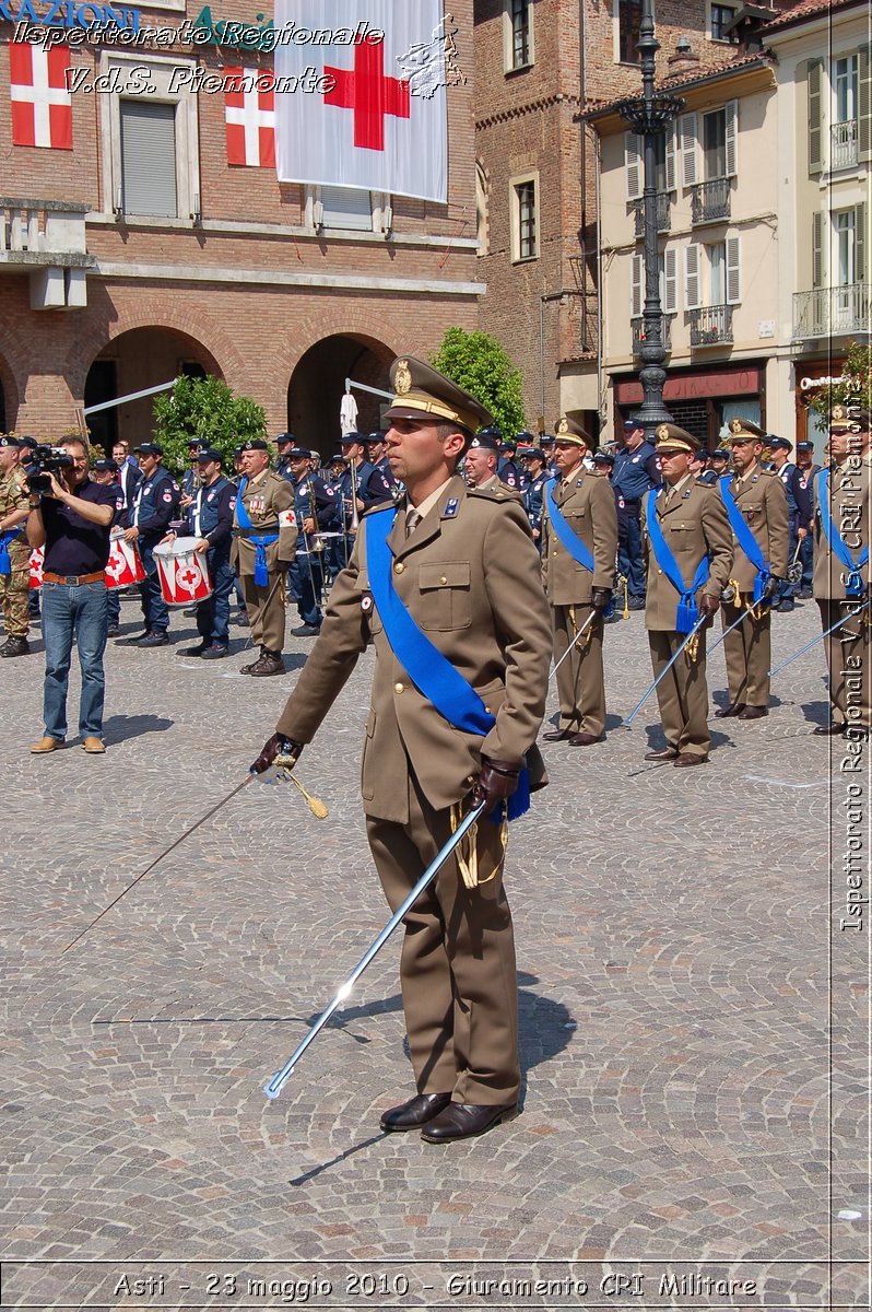 Asti - 23 maggio 2010 - Giuramento Solenne Corpo Militare della CRI  -  Croce Rossa Italiana - Ispettorato Regionale Volontari del Soccorso Piemonte