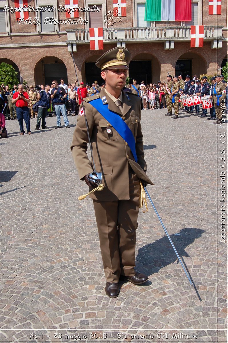 Asti - 23 maggio 2010 - Giuramento Solenne Corpo Militare della CRI  -  Croce Rossa Italiana - Ispettorato Regionale Volontari del Soccorso Piemonte