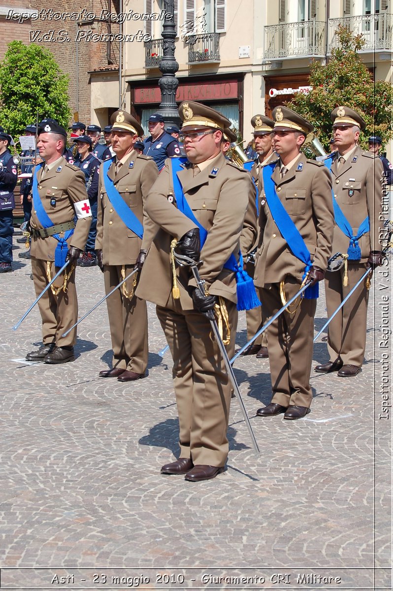 Asti - 23 maggio 2010 - Giuramento Solenne Corpo Militare della CRI  -  Croce Rossa Italiana - Ispettorato Regionale Volontari del Soccorso Piemonte