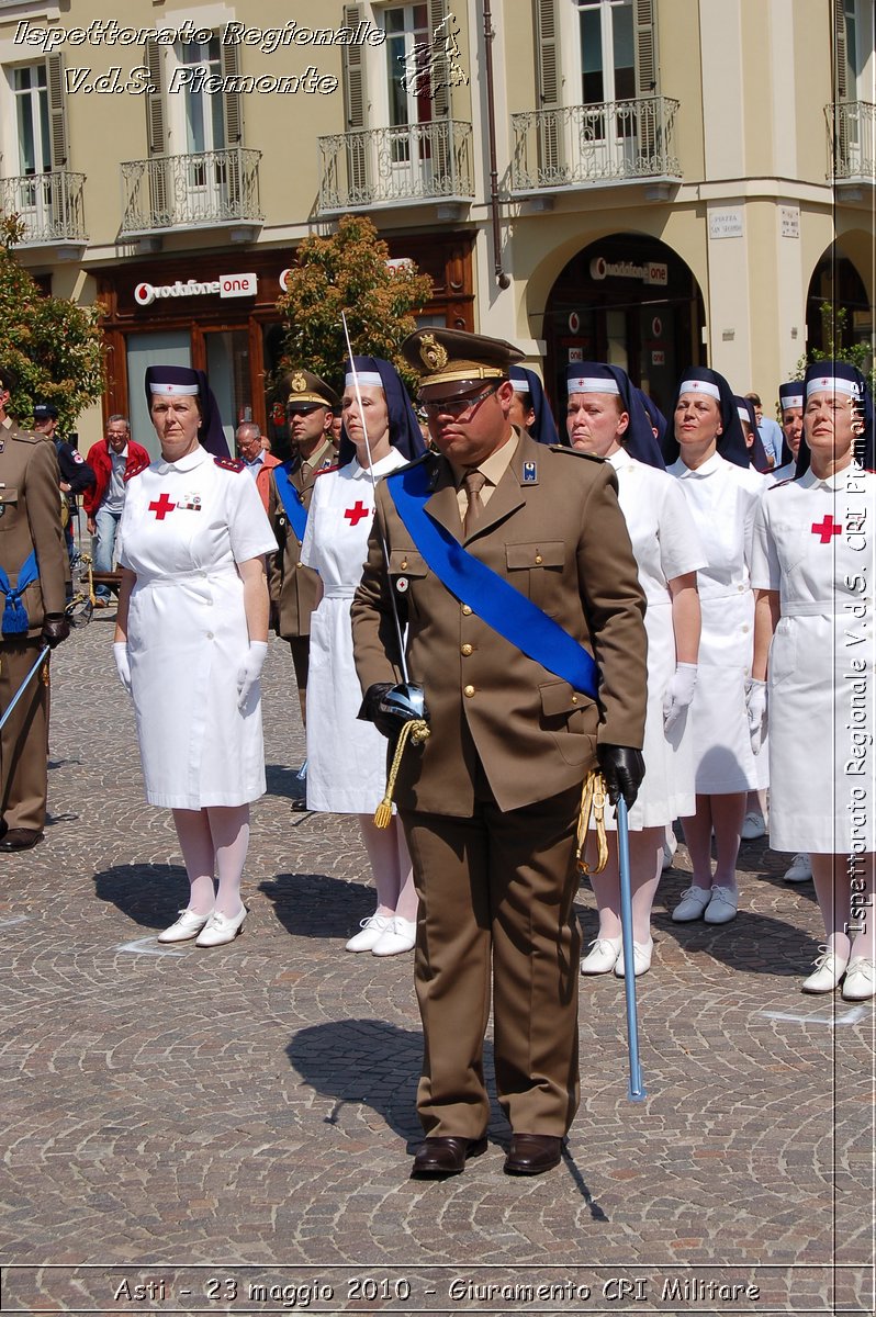 Asti - 23 maggio 2010 - Giuramento Solenne Corpo Militare della CRI  -  Croce Rossa Italiana - Ispettorato Regionale Volontari del Soccorso Piemonte