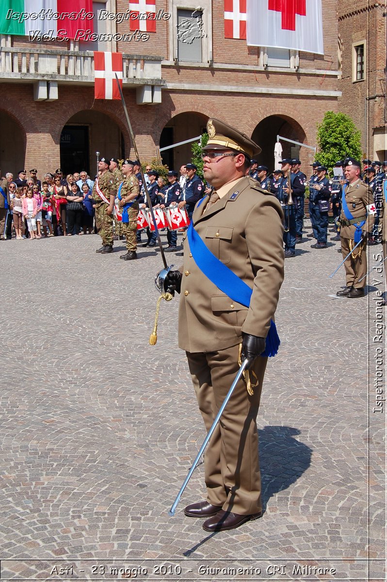 Asti - 23 maggio 2010 - Giuramento Solenne Corpo Militare della CRI  -  Croce Rossa Italiana - Ispettorato Regionale Volontari del Soccorso Piemonte