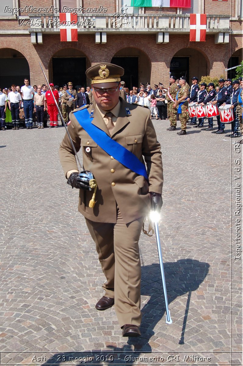 Asti - 23 maggio 2010 - Giuramento Solenne Corpo Militare della CRI  -  Croce Rossa Italiana - Ispettorato Regionale Volontari del Soccorso Piemonte