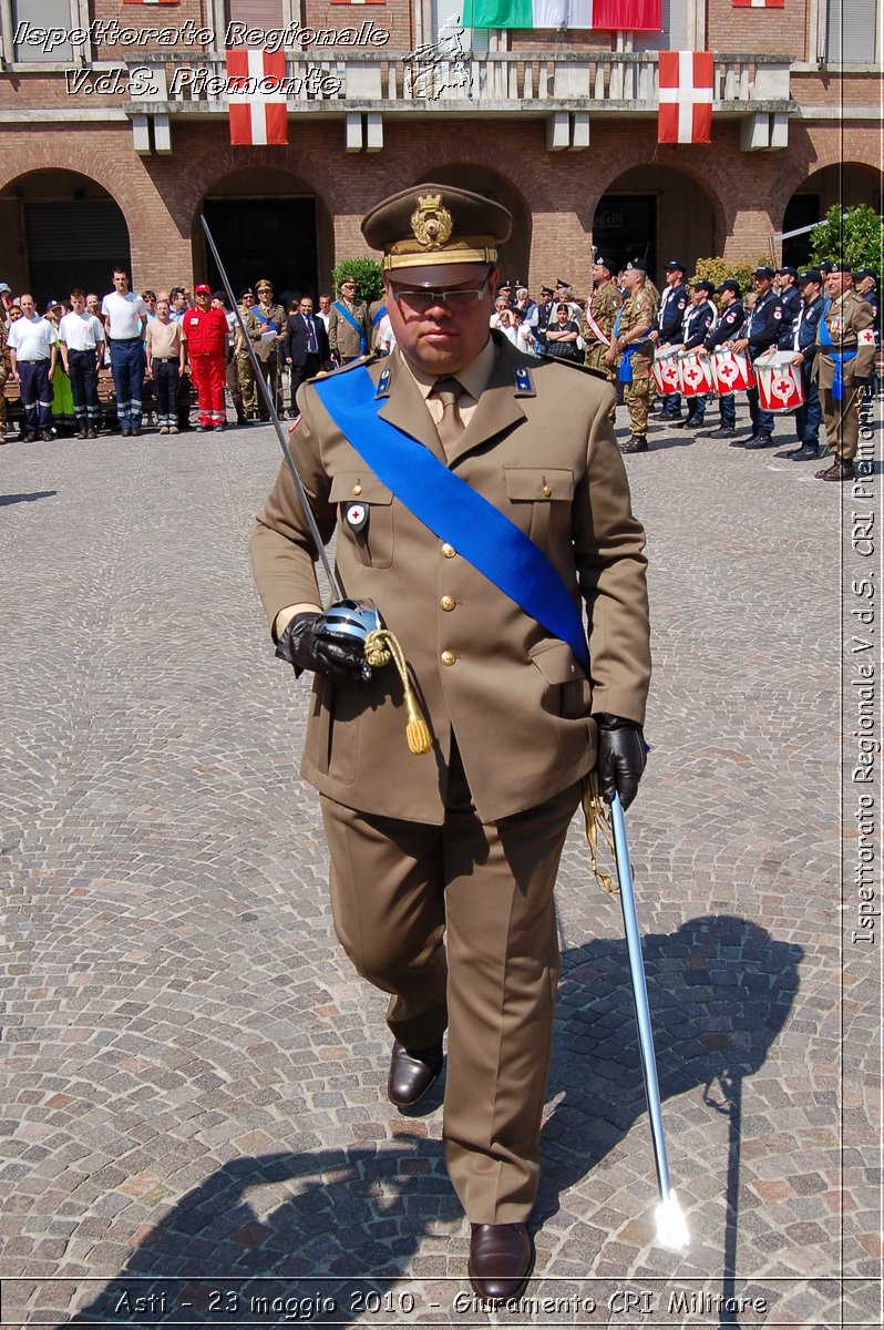 Asti - 23 maggio 2010 - Giuramento Solenne Corpo Militare della CRI  -  Croce Rossa Italiana - Ispettorato Regionale Volontari del Soccorso Piemonte