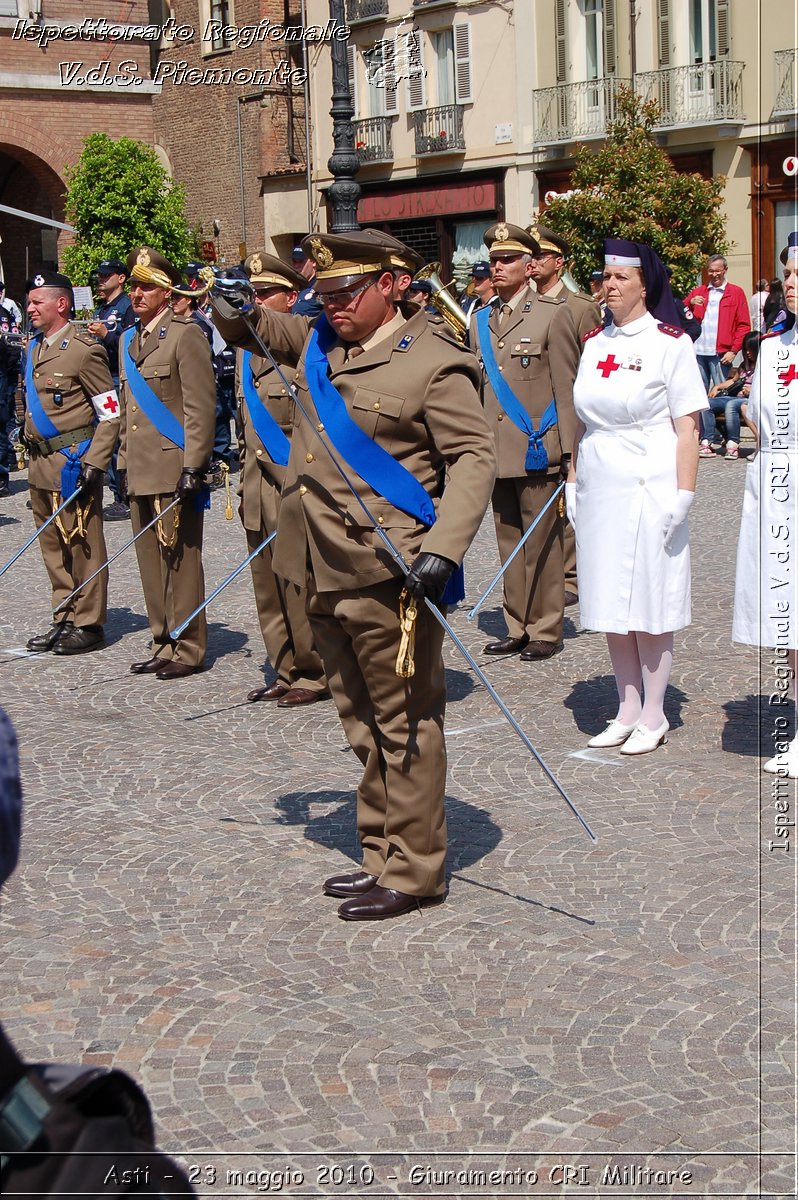 Asti - 23 maggio 2010 - Giuramento Solenne Corpo Militare della CRI  -  Croce Rossa Italiana - Ispettorato Regionale Volontari del Soccorso Piemonte