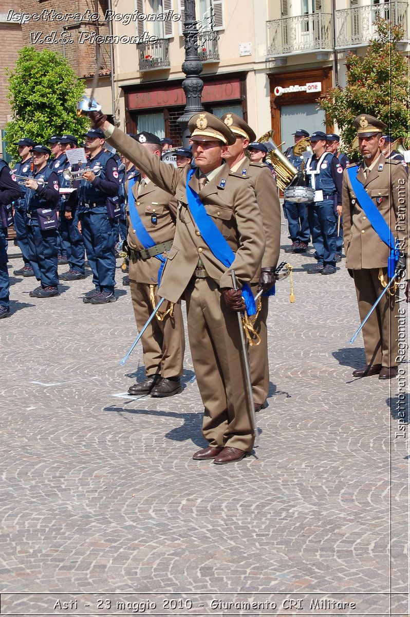 Asti - 23 maggio 2010 - Giuramento Solenne Corpo Militare della CRI  -  Croce Rossa Italiana - Ispettorato Regionale Volontari del Soccorso Piemonte