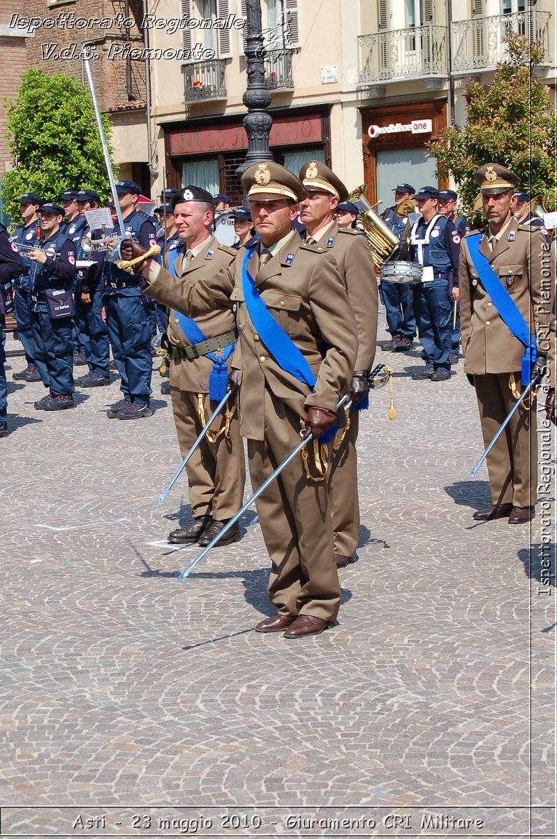 Asti - 23 maggio 2010 - Giuramento Solenne Corpo Militare della CRI  -  Croce Rossa Italiana - Ispettorato Regionale Volontari del Soccorso Piemonte