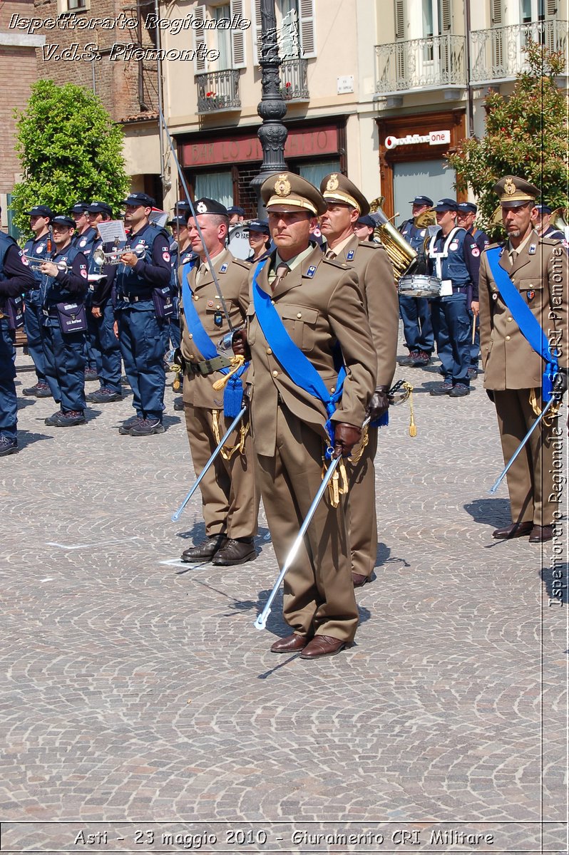 Asti - 23 maggio 2010 - Giuramento Solenne Corpo Militare della CRI  -  Croce Rossa Italiana - Ispettorato Regionale Volontari del Soccorso Piemonte