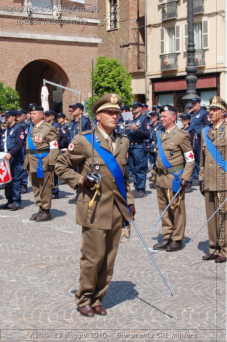 Asti - 23 maggio 2010 - Giuramento Solenne Corpo Militare della CRI  -  Croce Rossa Italiana - Ispettorato Regionale Volontari del Soccorso Piemonte