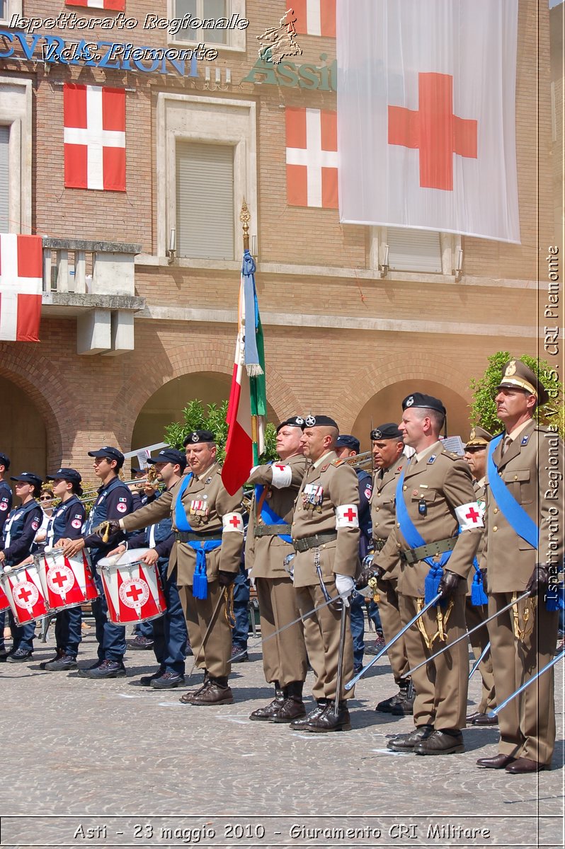 Asti - 23 maggio 2010 - Giuramento Solenne Corpo Militare della CRI  -  Croce Rossa Italiana - Ispettorato Regionale Volontari del Soccorso Piemonte