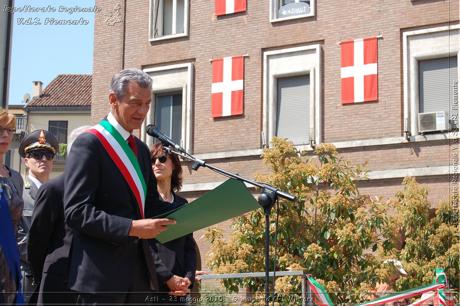 Asti - 23 maggio 2010 - Giuramento Solenne Corpo Militare della CRI  -  Croce Rossa Italiana - Ispettorato Regionale Volontari del Soccorso Piemonte