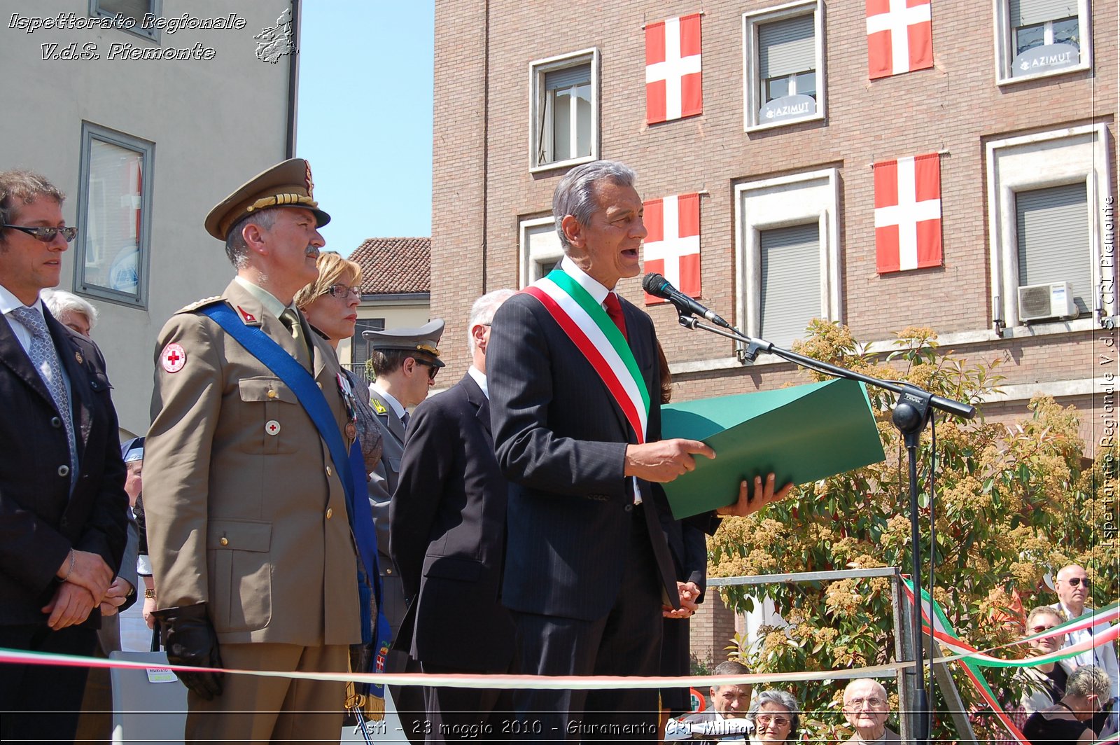 Asti - 23 maggio 2010 - Giuramento Solenne Corpo Militare della CRI  -  Croce Rossa Italiana - Ispettorato Regionale Volontari del Soccorso Piemonte