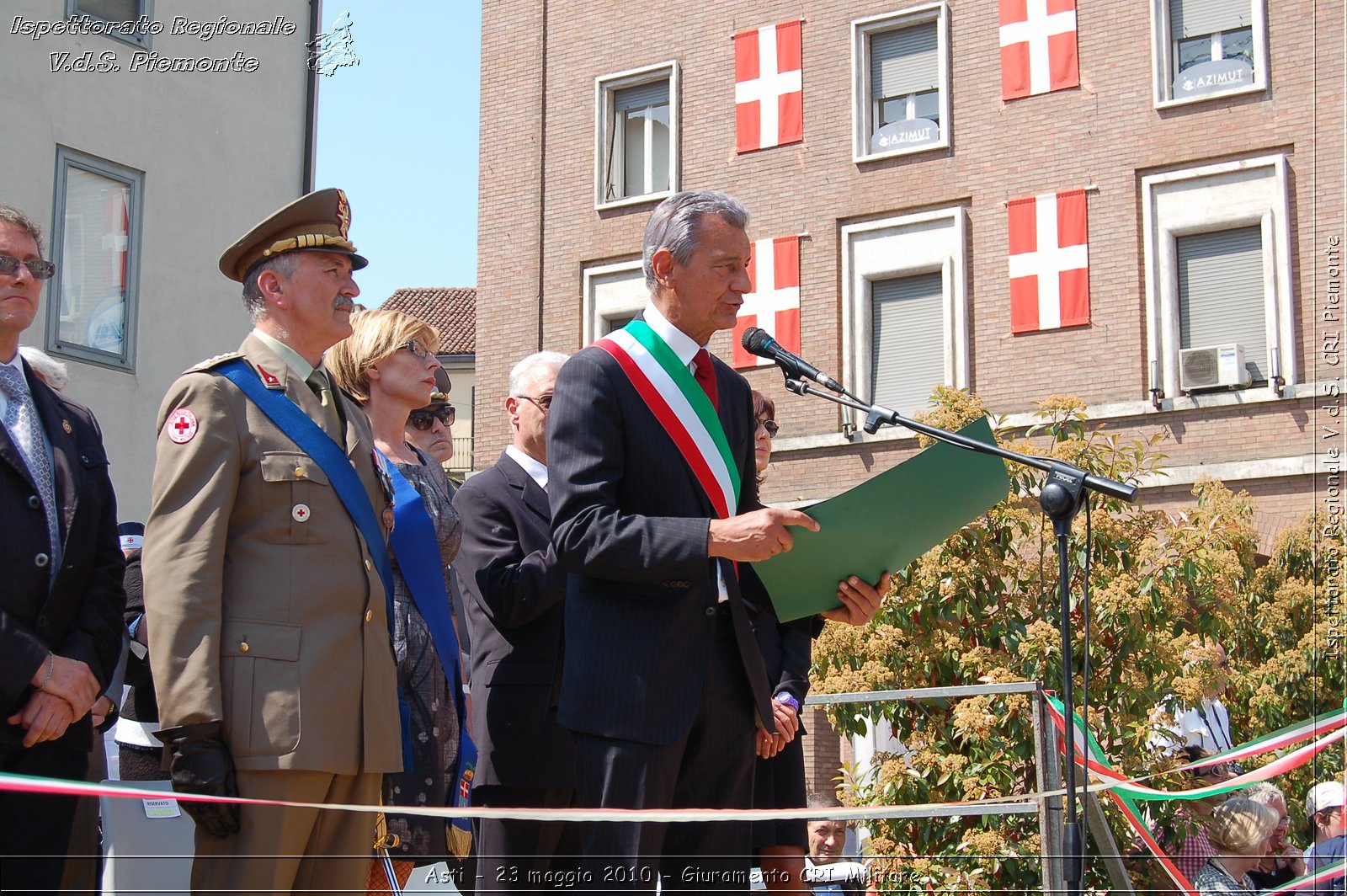 Asti - 23 maggio 2010 - Giuramento Solenne Corpo Militare della CRI  -  Croce Rossa Italiana - Ispettorato Regionale Volontari del Soccorso Piemonte