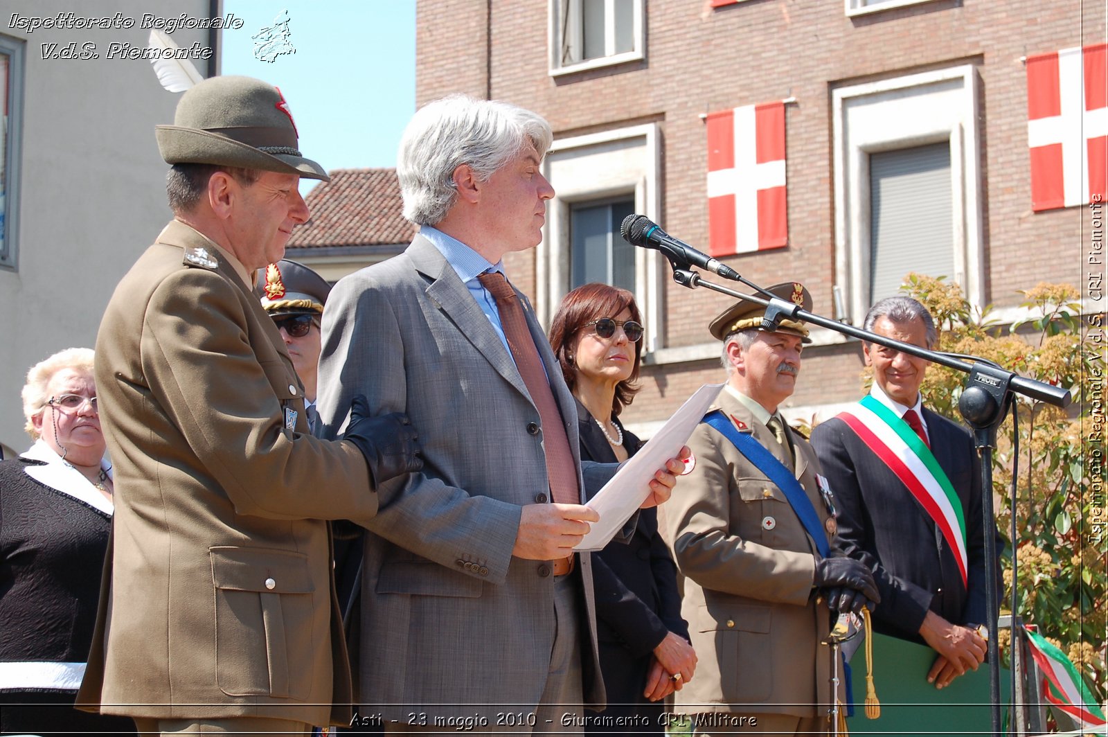 Asti - 23 maggio 2010 - Giuramento Solenne Corpo Militare della CRI  -  Croce Rossa Italiana - Ispettorato Regionale Volontari del Soccorso Piemonte