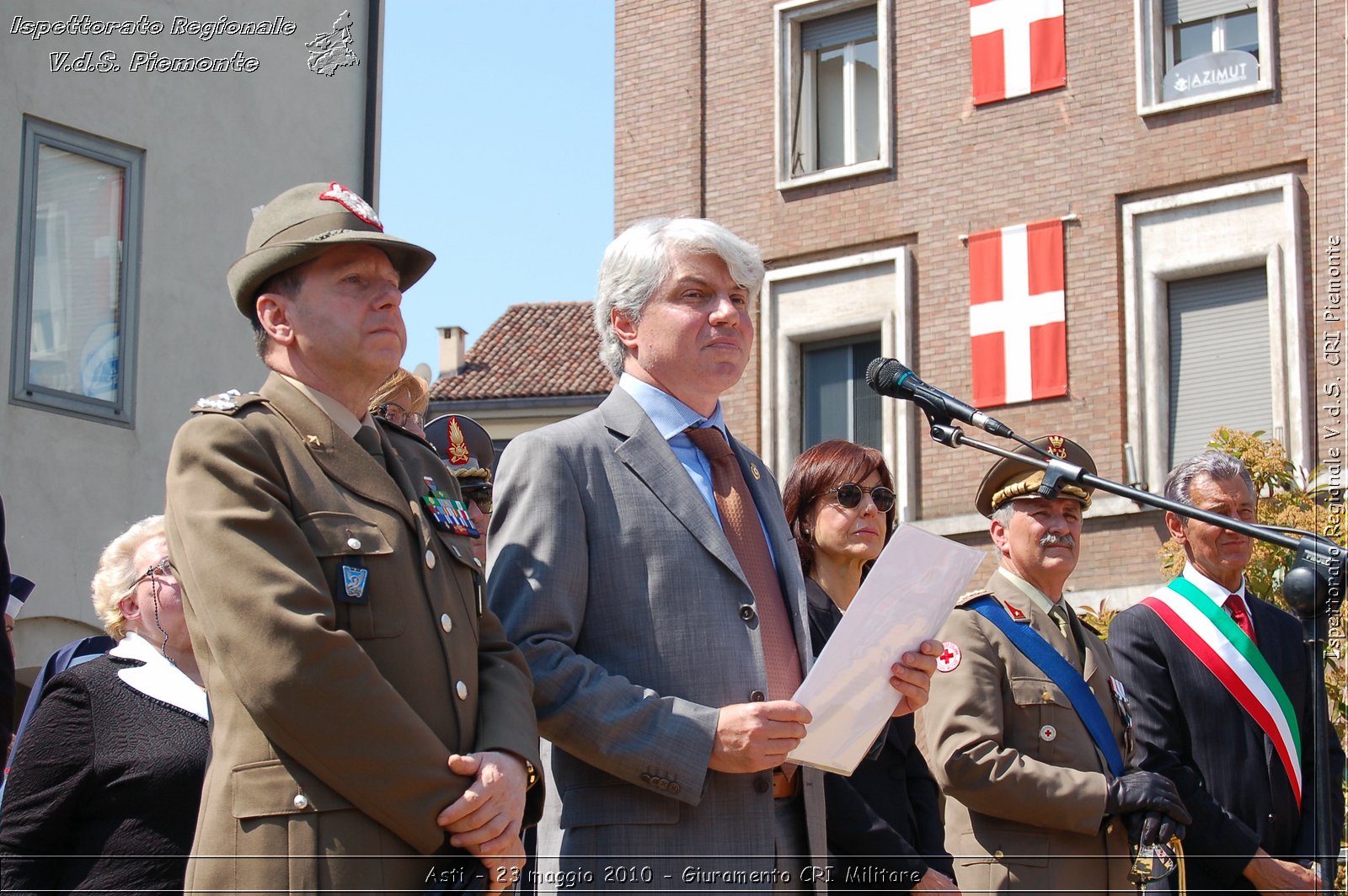 Asti - 23 maggio 2010 - Giuramento Solenne Corpo Militare della CRI  -  Croce Rossa Italiana - Ispettorato Regionale Volontari del Soccorso Piemonte