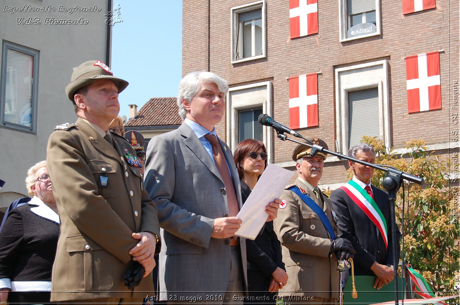 Asti - 23 maggio 2010 - Giuramento Solenne Corpo Militare della CRI  -  Croce Rossa Italiana - Ispettorato Regionale Volontari del Soccorso Piemonte