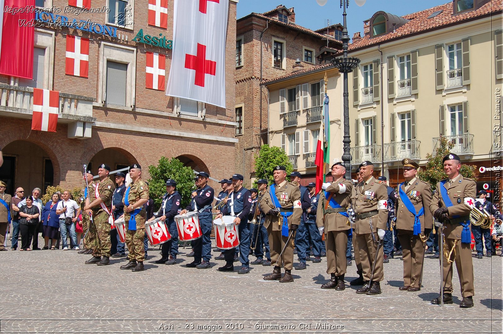 Asti - 23 maggio 2010 - Giuramento Solenne Corpo Militare della CRI  -  Croce Rossa Italiana - Ispettorato Regionale Volontari del Soccorso Piemonte