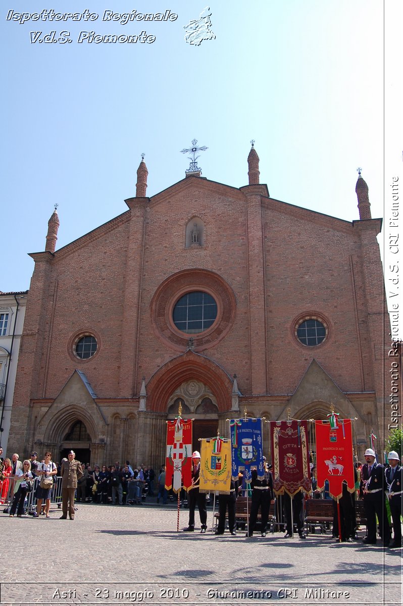 Asti - 23 maggio 2010 - Giuramento Solenne Corpo Militare della CRI  -  Croce Rossa Italiana - Ispettorato Regionale Volontari del Soccorso Piemonte