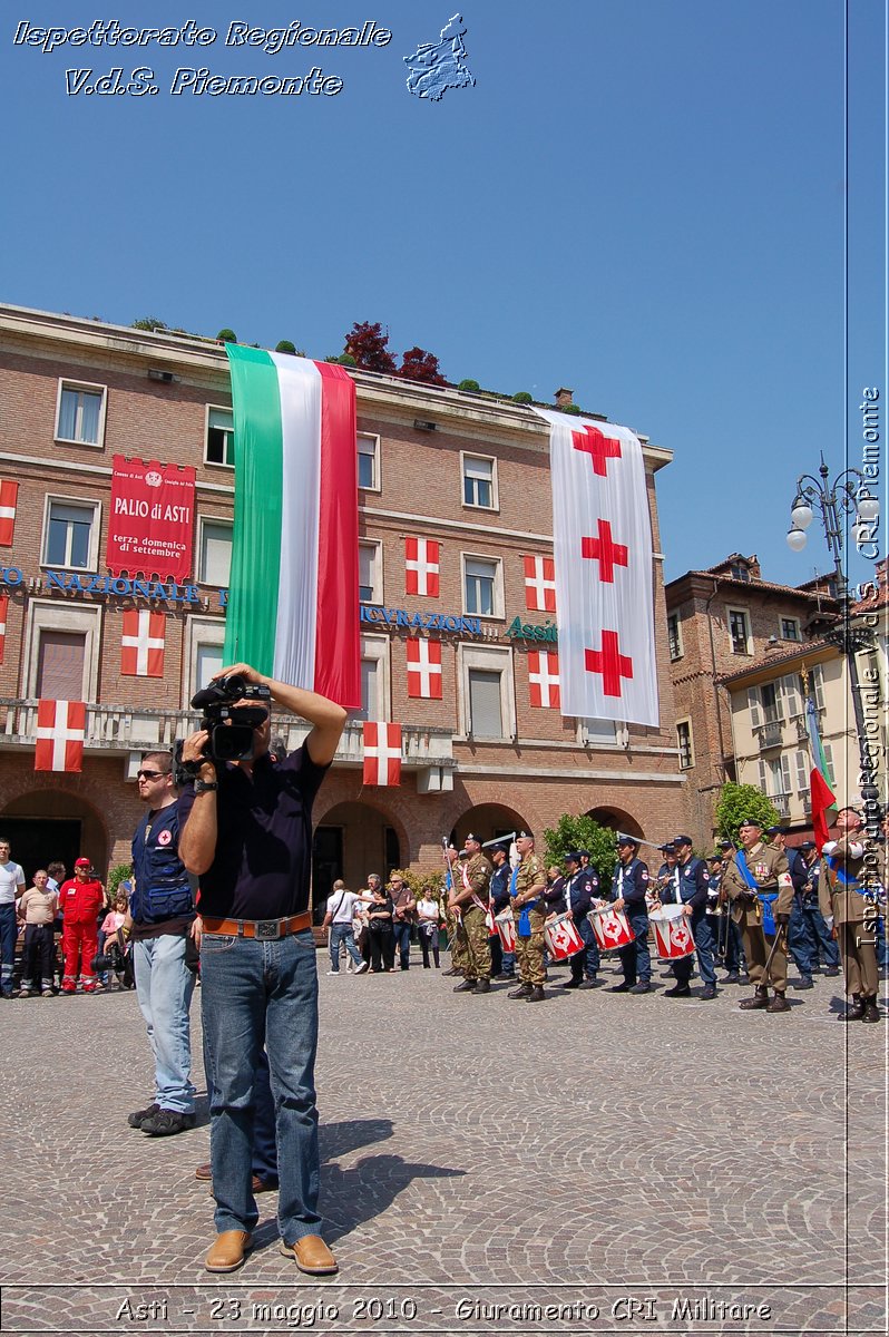 Asti - 23 maggio 2010 - Giuramento Solenne Corpo Militare della CRI  -  Croce Rossa Italiana - Ispettorato Regionale Volontari del Soccorso Piemonte