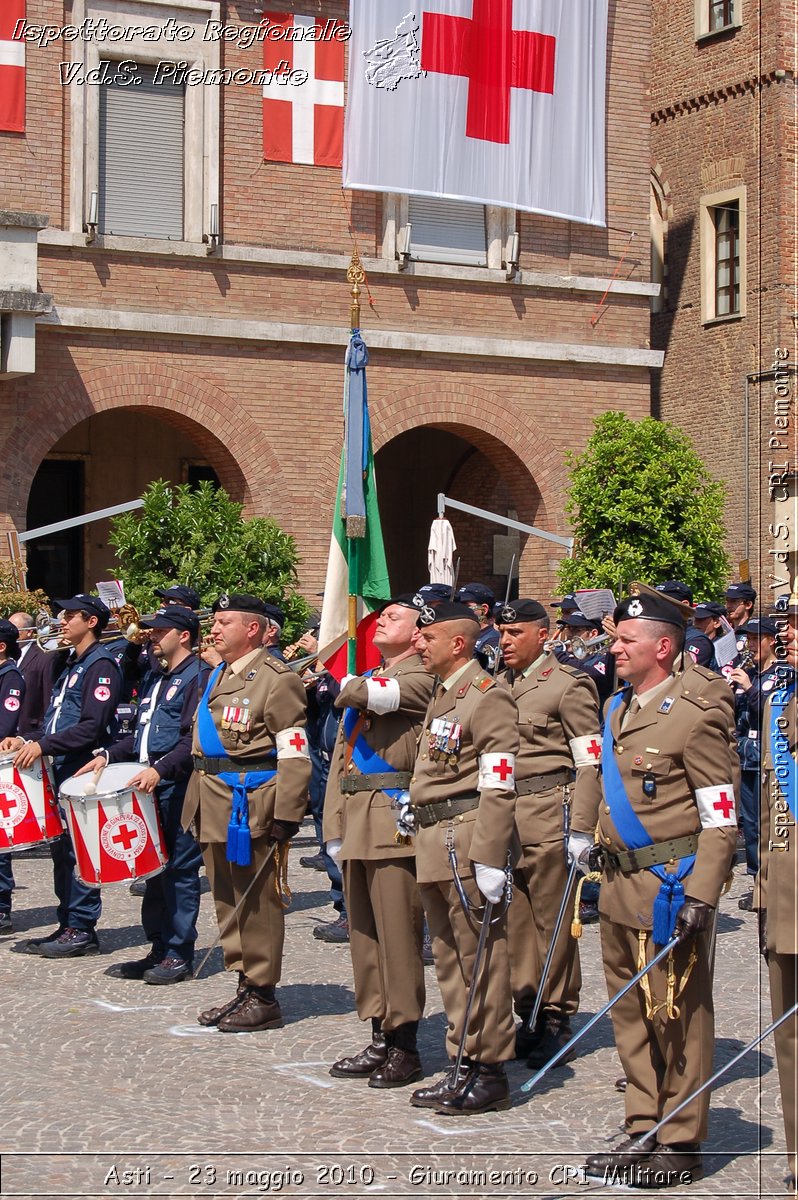 Asti - 23 maggio 2010 - Giuramento Solenne Corpo Militare della CRI  -  Croce Rossa Italiana - Ispettorato Regionale Volontari del Soccorso Piemonte