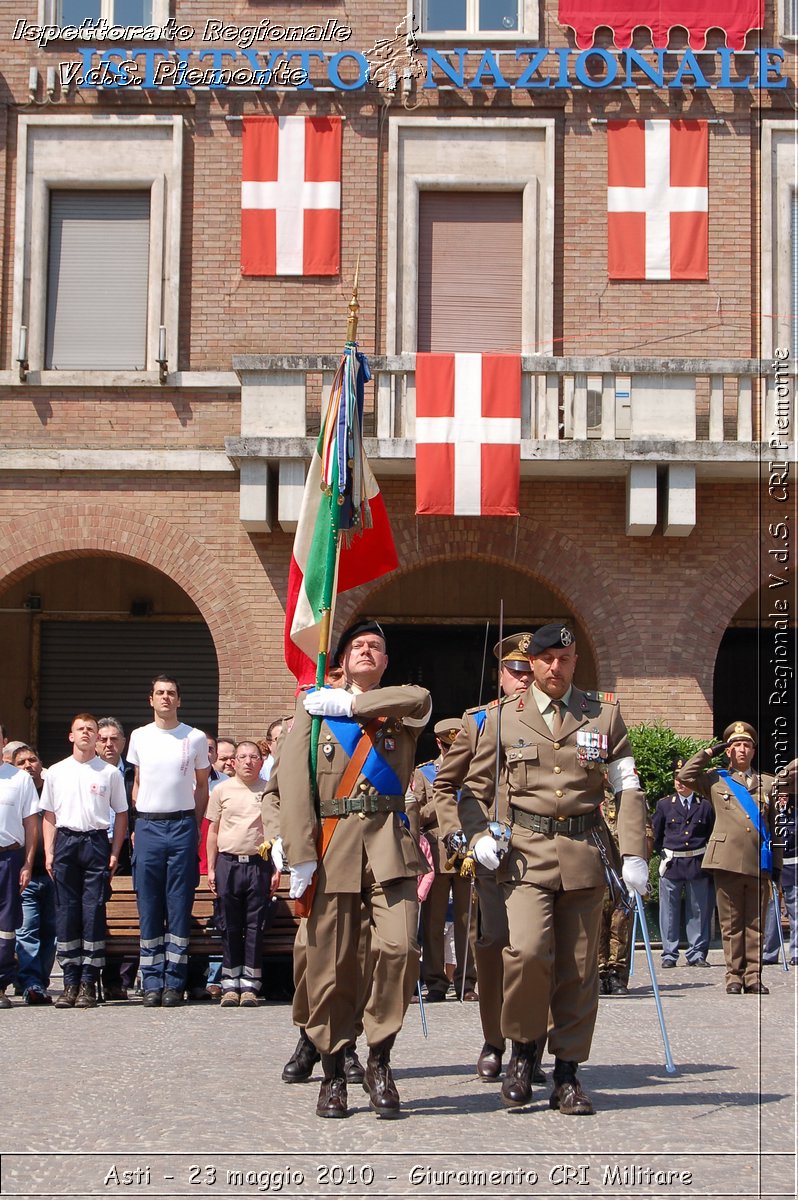 Asti - 23 maggio 2010 - Giuramento Solenne Corpo Militare della CRI  -  Croce Rossa Italiana - Ispettorato Regionale Volontari del Soccorso Piemonte