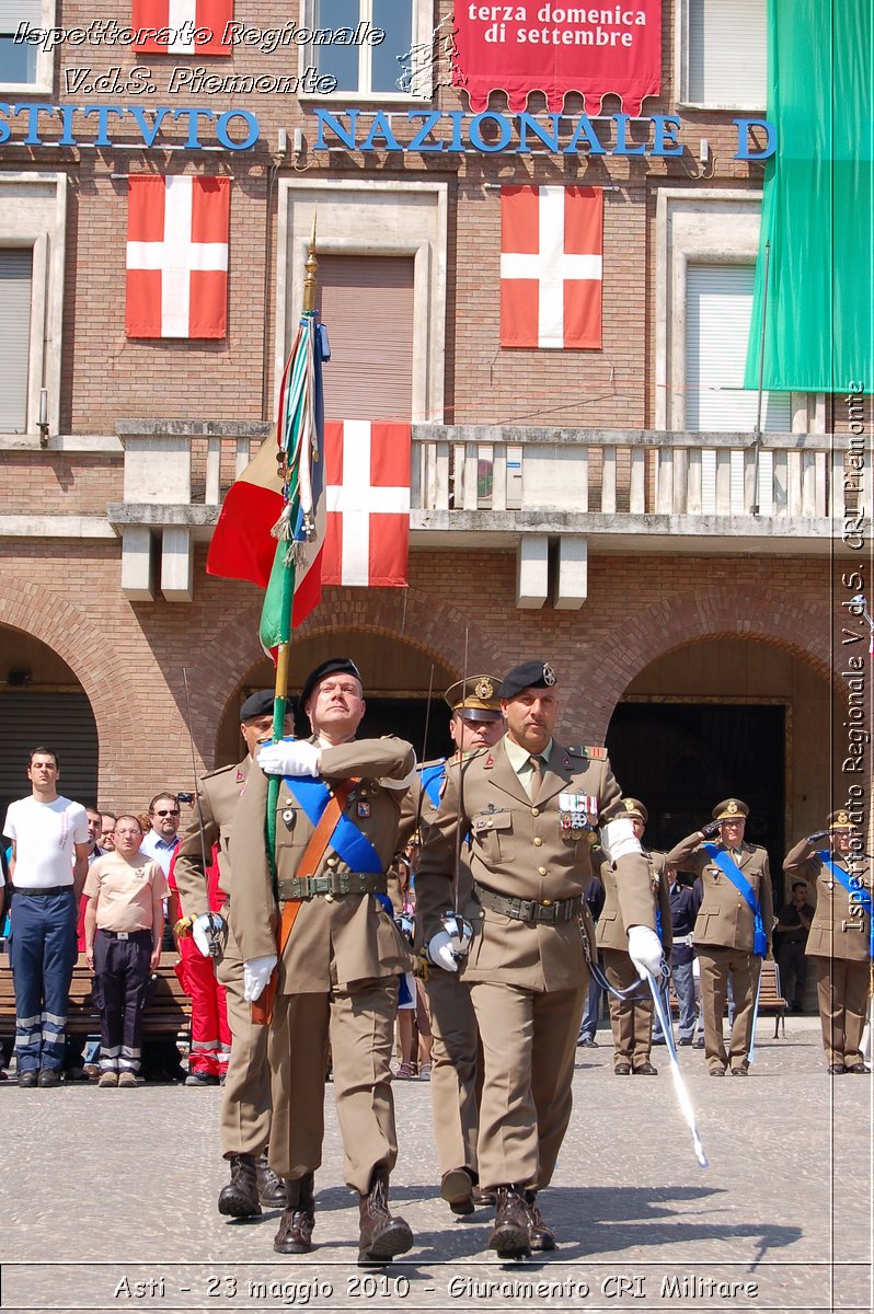 Asti - 23 maggio 2010 - Giuramento Solenne Corpo Militare della CRI  -  Croce Rossa Italiana - Ispettorato Regionale Volontari del Soccorso Piemonte