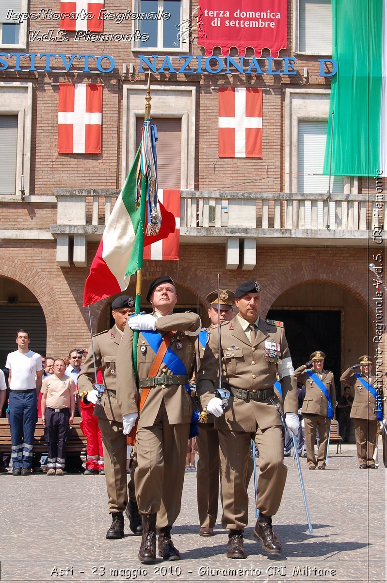 Asti - 23 maggio 2010 - Giuramento Solenne Corpo Militare della CRI  -  Croce Rossa Italiana - Ispettorato Regionale Volontari del Soccorso Piemonte