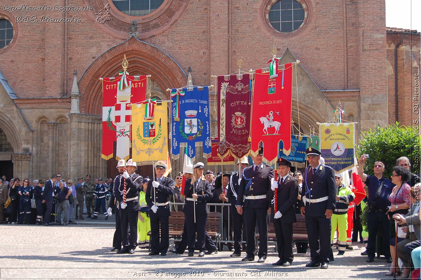 Asti - 23 maggio 2010 - Giuramento Solenne Corpo Militare della CRI  -  Croce Rossa Italiana - Ispettorato Regionale Volontari del Soccorso Piemonte