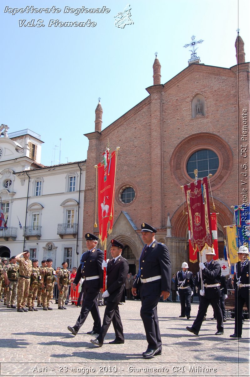 Asti - 23 maggio 2010 - Giuramento Solenne Corpo Militare della CRI  -  Croce Rossa Italiana - Ispettorato Regionale Volontari del Soccorso Piemonte