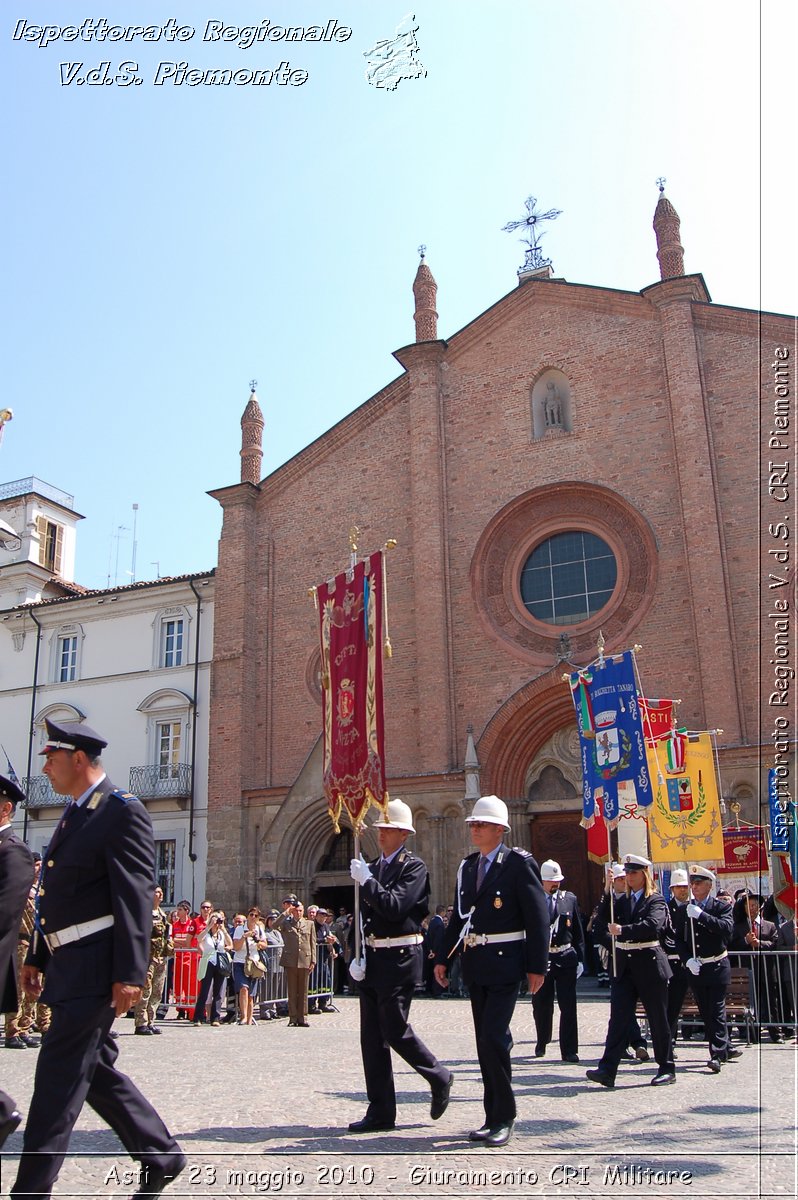 Asti - 23 maggio 2010 - Giuramento Solenne Corpo Militare della CRI  -  Croce Rossa Italiana - Ispettorato Regionale Volontari del Soccorso Piemonte